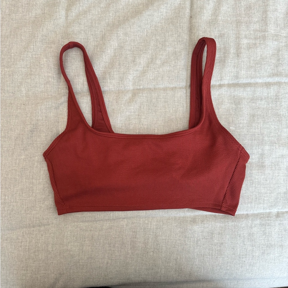 Target Rib Knit Bikini Top, Size Large - Picture 5 of 7